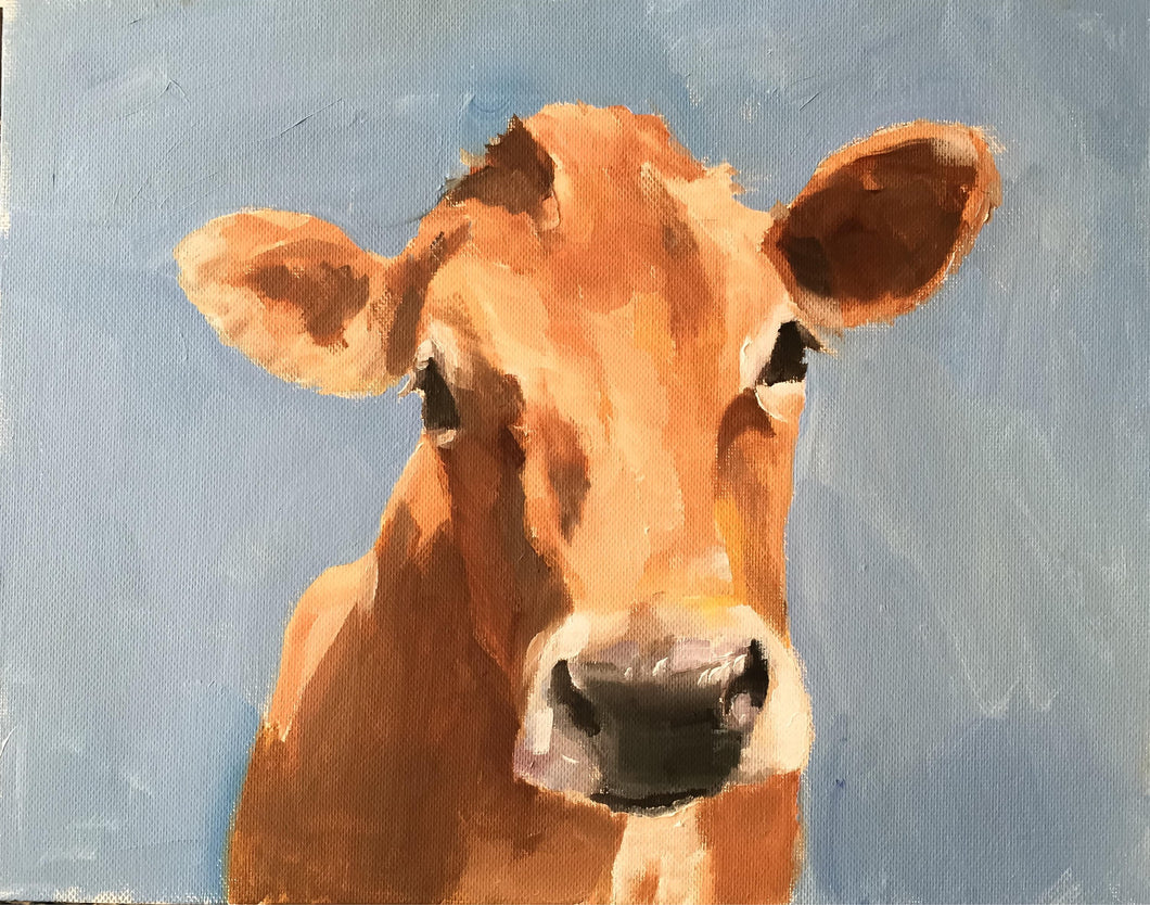 Cow Painting -Cow art - Cow Print - Fine Art - from original oil painting by James Coates