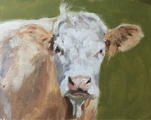 Load image into Gallery viewer, Cow Painting -Cow art - Cow Print - Fine Art - from original oil painting by James Coates
