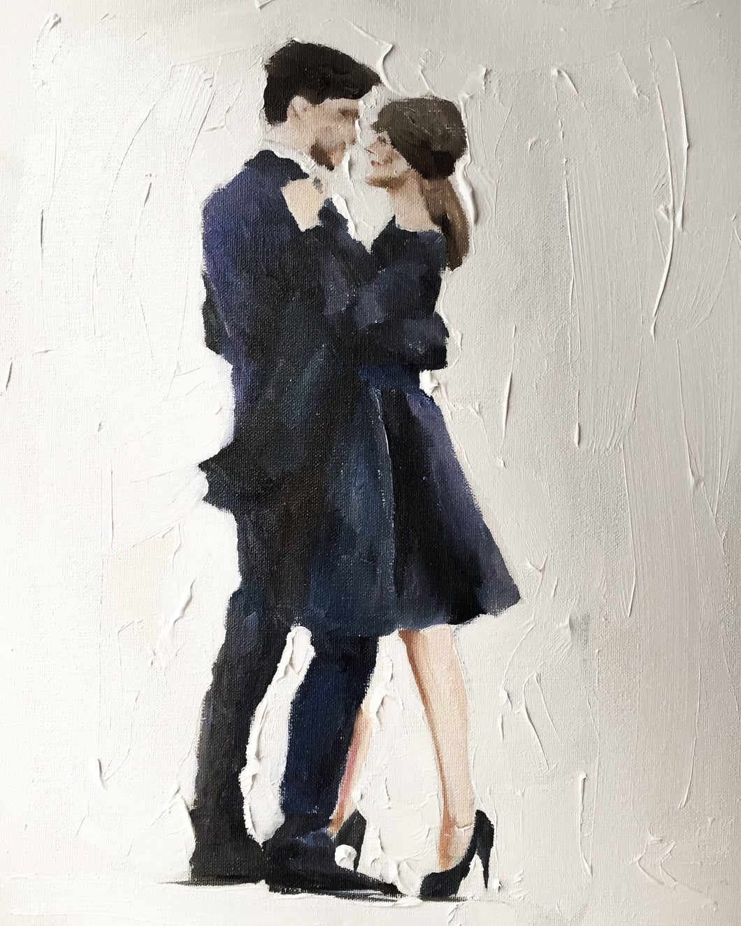 Couple dancing Painting,Poster, Prints, Originals, Commissions, Fine Art - from original oil painting by James Coates