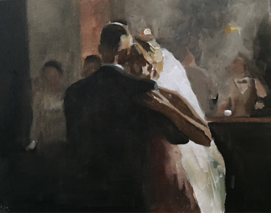 Wedding Painting , PRINTS, Canvas, Posters, Originals, Commissions - Fine Art - from original oil painting by James Coates
