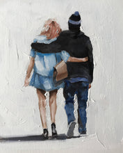 Load image into Gallery viewer, Couple Painting, Poster, Wall art, Canvas Print - Fine Art - from original oil painting by James Coates
