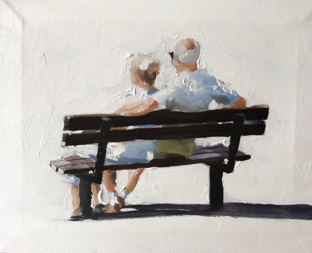 Couple - Painting - Poster - Wall art - Canvas Print - Fine Art - from original oil painting by James Coates