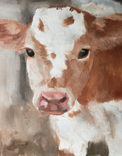Load image into Gallery viewer, Cow Painting,Prints, Canvas, Posters, Originals, Commissions, Fine Art, from original oil painting by James Coates
