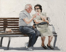 Load image into Gallery viewer, Couple Painting, love Poster, Wall art, Canvas Print, Fine Art - from original oil painting by James Coates
