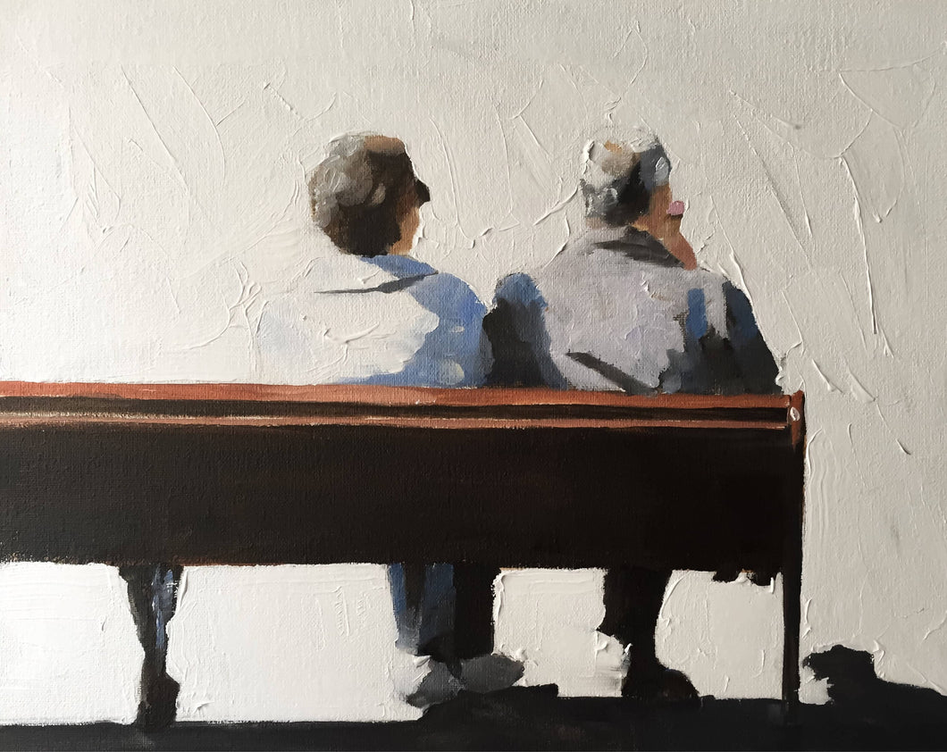 Couple - Painting - Poster - Wall art - Canvas Print - Fine Art - from original oil painting by James Coates
