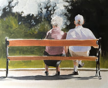 Load image into Gallery viewer, Couple Painting, Posters, Prints,  Commissions, Fine Art - from original oil painting by James Coates
