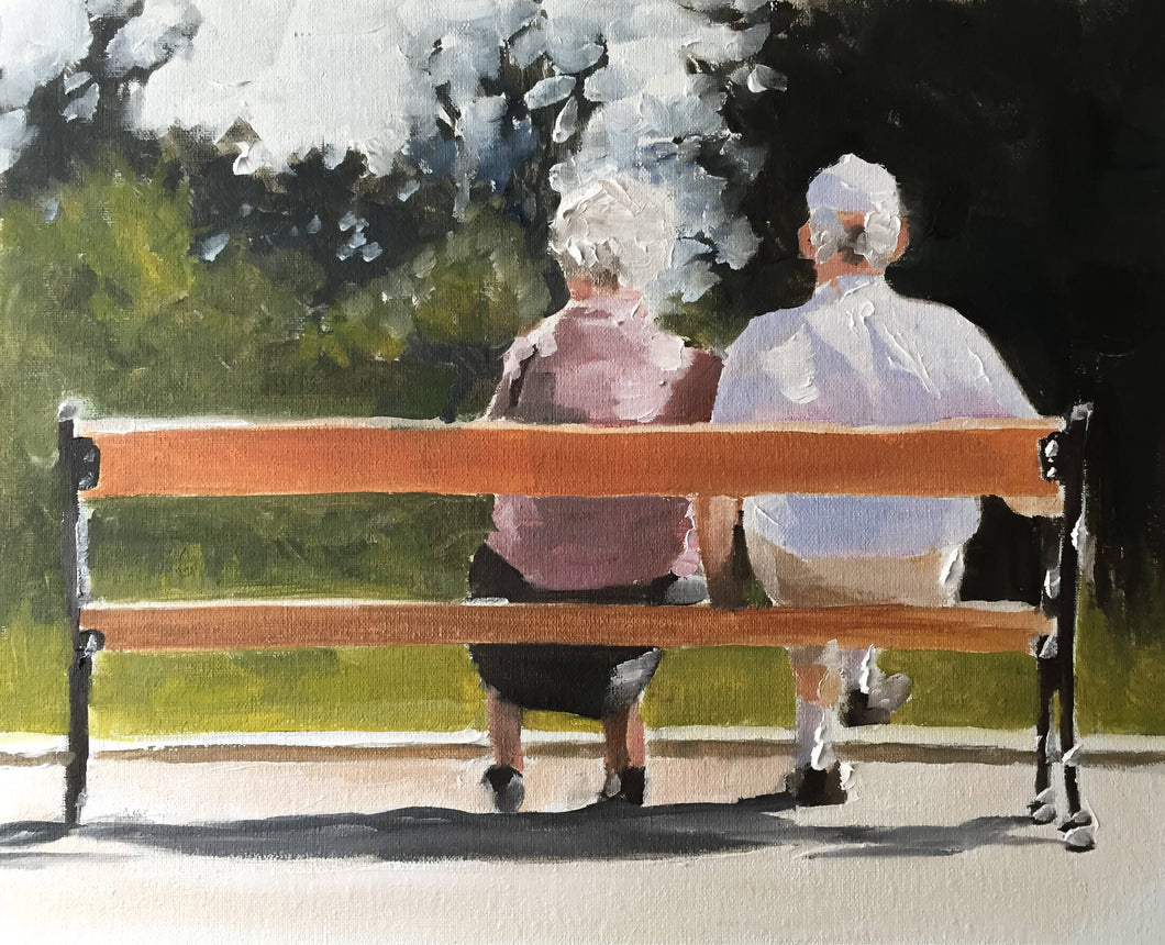 Couple Painting, Posters, Prints,  Commissions, Fine Art - from original oil painting by James Coates