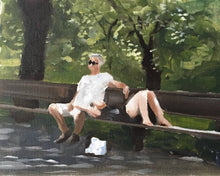 Load image into Gallery viewer, Couple - Painting - Poster - Wall art - Canvas Print - Fine Art - from original oil painting by James Coates

