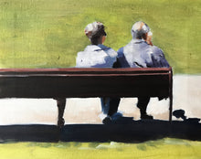 Load image into Gallery viewer, Couple Painting, Posters, prints, Commissions, Wall art , Fine Art - from original oil painting by James Coates
