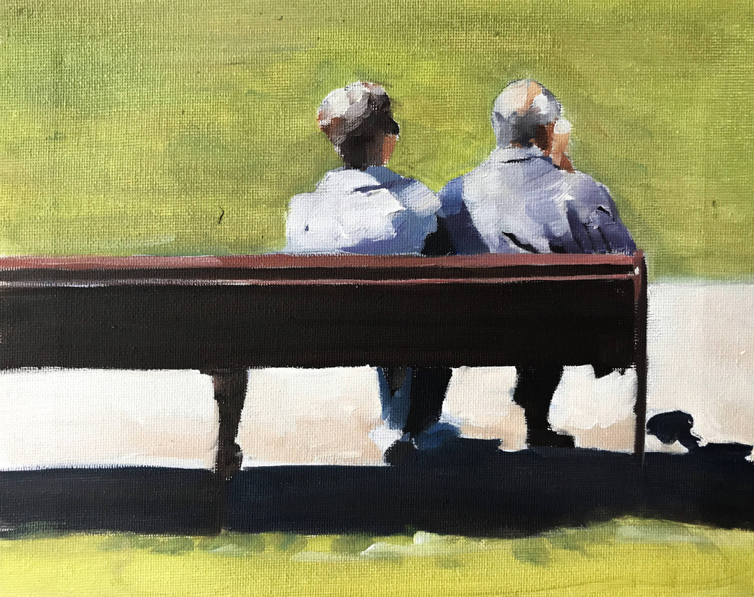 Couple Painting, Posters, prints, Commissions, Wall art , Fine Art - from original oil painting by James Coates