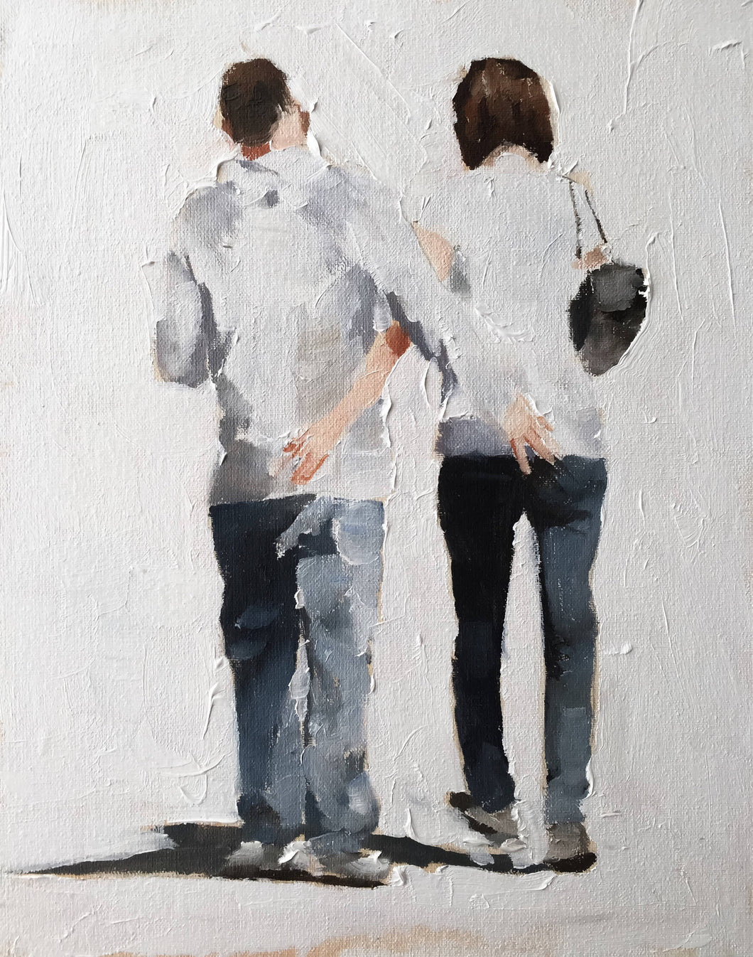 Couple - Painting - Poster - Wall art - Canvas Print - Fine Art - from original oil painting by James Coates