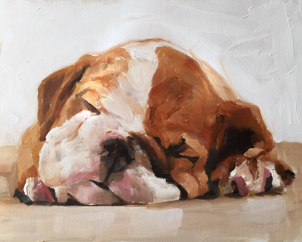 Dog Painting - Dog art - Dog Print - Fine Art - from original oil painting by James Coates