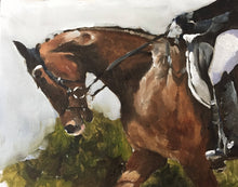 Load image into Gallery viewer, Horse racing Painting, Poster, Wall art,  Print, Originals, Fine Art - from original oil painting by James Coates
