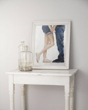 Load image into Gallery viewer, Couple Painting, love Poster, couple Wall art, Canvas Print - Fine Art - from original oil painting by James Coates
