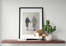 Load image into Gallery viewer, Couple Painting - Poster -Wall art - Canvas Print - Fine Art - from original oil painting by James Coates
