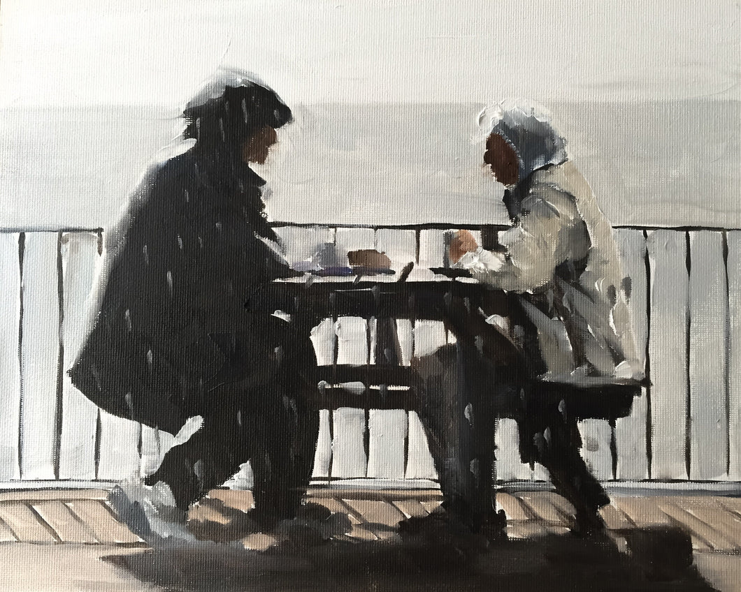 Couple Painting, Poster, Wall art, Canvas Print,  Fine Art - from original oil painting by James Coates