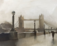 Load image into Gallery viewer, London Bridge Painting, Print, Poster, Originals, Commissions, Fine Art - from original oil painting by James Coates
