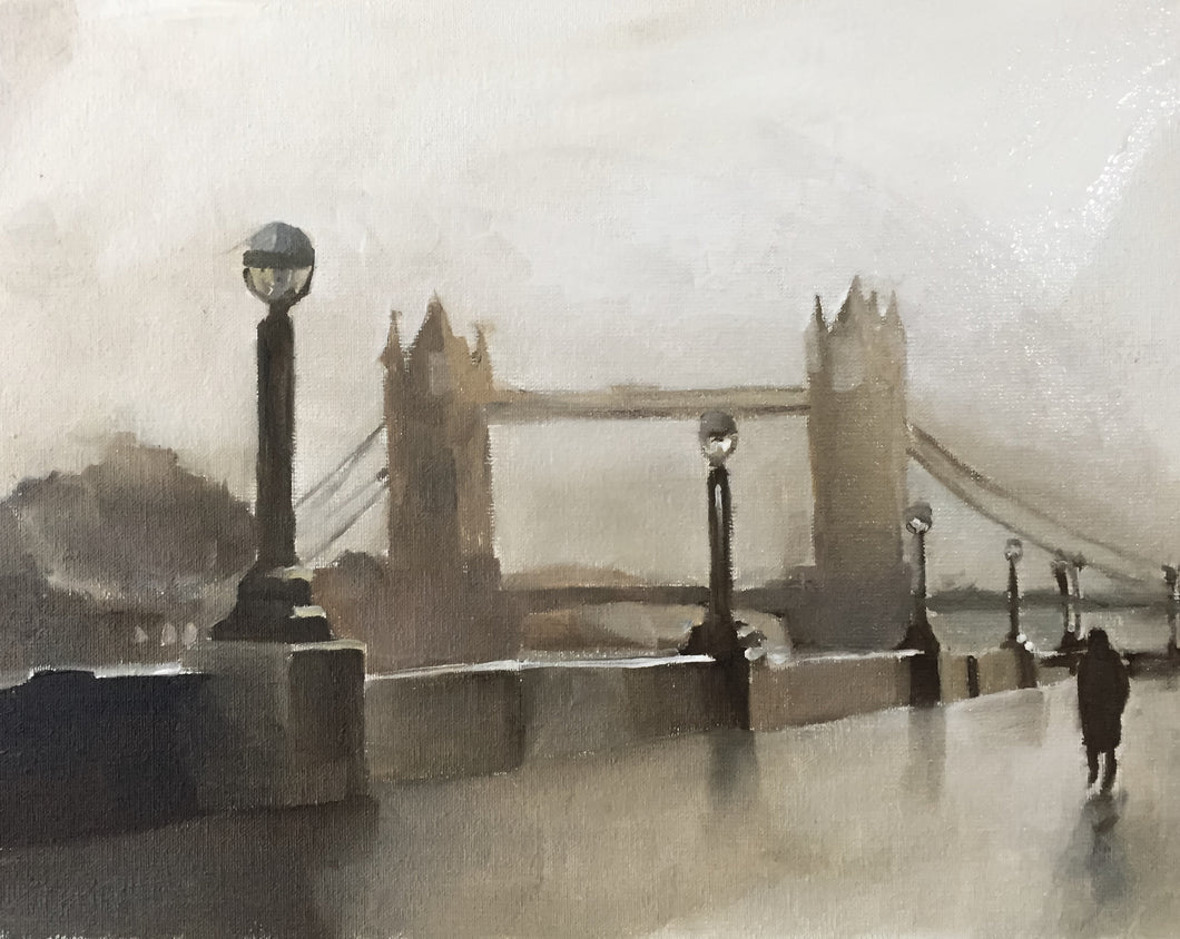 London Bridge Painting, Print, Poster, Originals, Commissions, Fine Art - from original oil painting by James Coates
