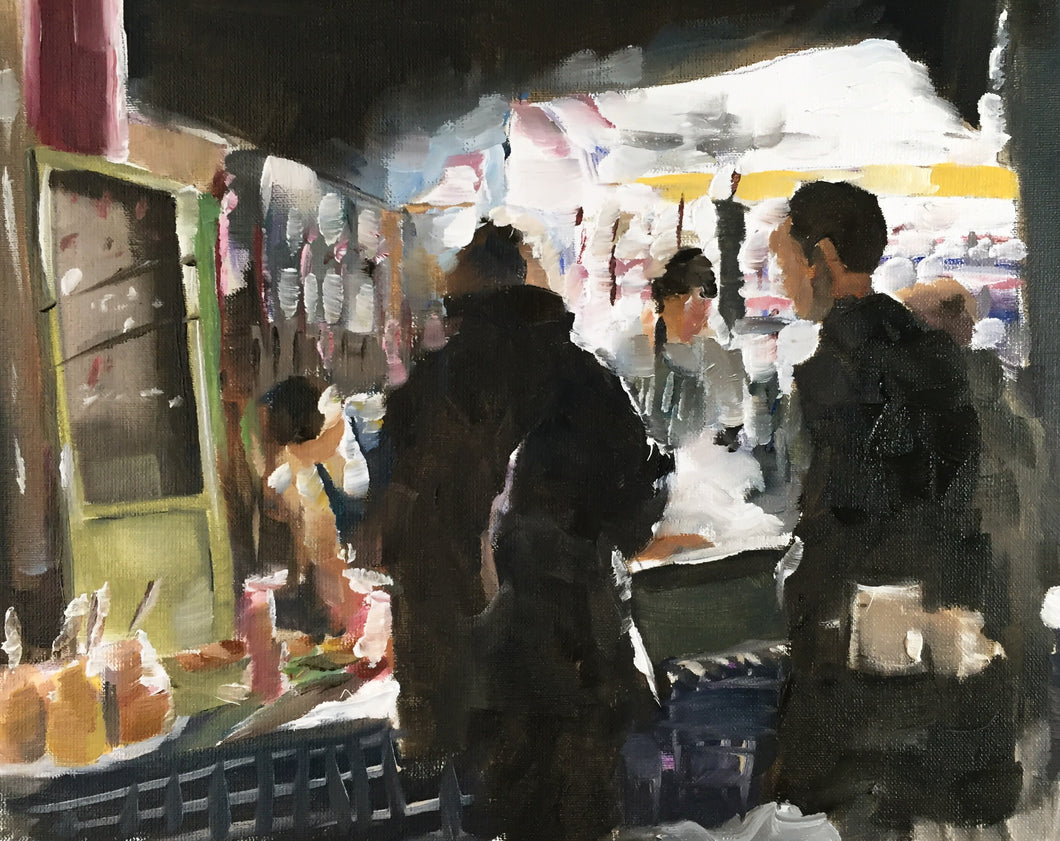 Market Painting, Poster, Wall art, Prints, Fine Art - from original oil painting by James Coates