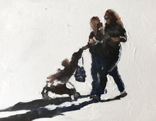 Load image into Gallery viewer, Family Painting, family Wall art, Canvas Print, Fine Art - from original oil painting by James Coates
