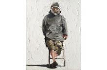 Load image into Gallery viewer, Man in hood Painting, Prints, Posters, Canvas, Originals, Commissions,  Fine Art - from original oil painting by James Coates
