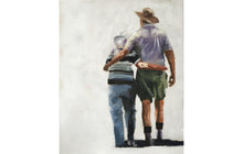 Load image into Gallery viewer, Old Couple - Painting - Poster - Wall art - Canvas Print - Fine Art - from original oil painting by James Coates
