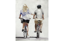 Load image into Gallery viewer, Love on a bicycle Painting, Prints, Canvas, Posters, Originals, Commissions, Fine Art - from original oil painting by James Coates
