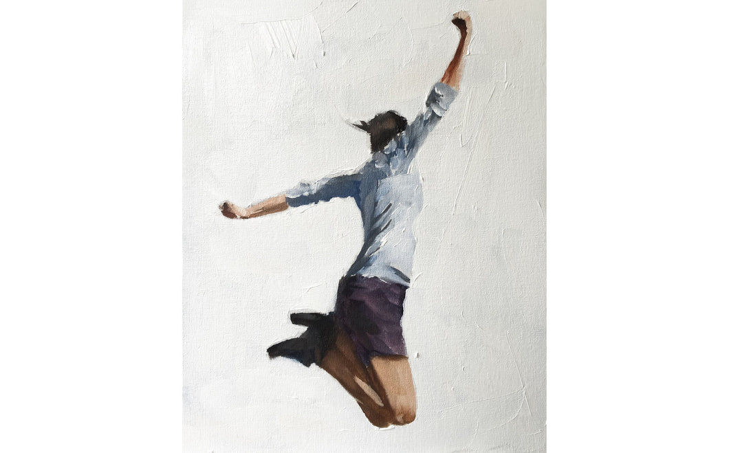 Woman Celebrating Painting, Prints, Canvas, Posters, Originals, Commissions, Fine Art - from original oil painting by James Coates