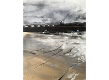 Load image into Gallery viewer, Landscape Painting, beach Poster, sea Wall art, Canvas Print, Fine Art - from original oil painting by James Coates
