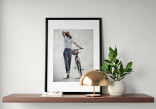 Load image into Gallery viewer, Cycling Painting - Cycling Poster - Cycling art - Canvas Print - Fine Art - from original oil painting by James Coates
