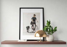 Load image into Gallery viewer, Dow walk and bike ride Painting, Prints, Canvas, Posters, Originals, Commissions, Fine Art - from original oil painting by James Coates
