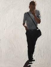 Load image into Gallery viewer, Man walking Painting, Poster, Wall art, Canvas Print - Fine Art - from original oil painting by James Coates
