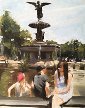 Load image into Gallery viewer, Central Park - Painting -Wall art - Canvas Print - Fine Art - from original oil painting by James Coates

