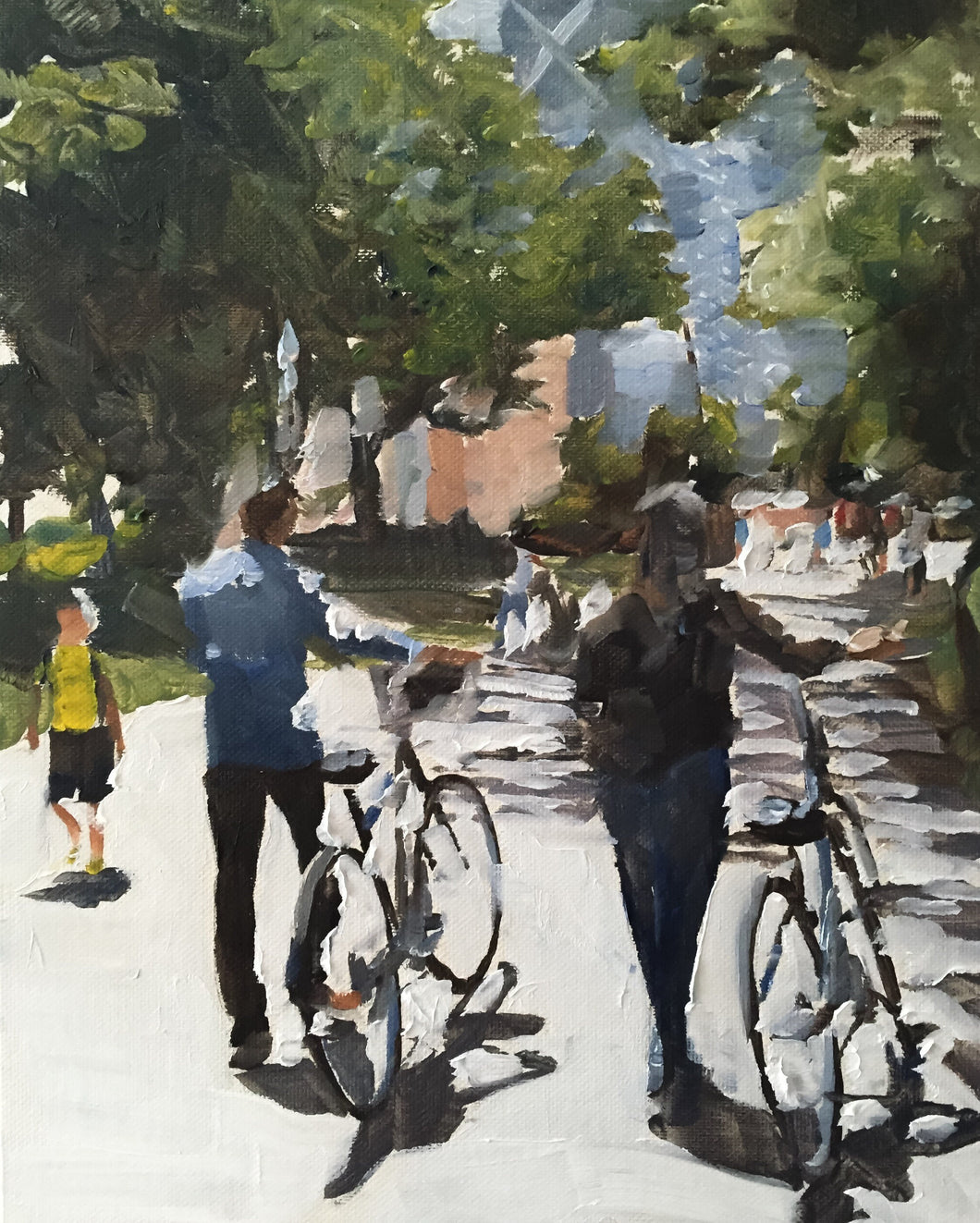 New York Painting, Central park power, Wall art ,Prints, Commissions ,Fine Art - from original oil painting by James Coates