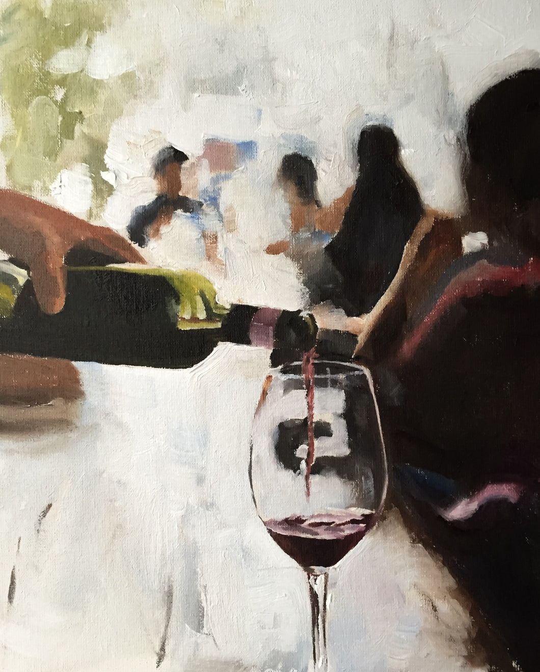 Wine Painting, Prints, Canvas, Posters, Originals, Commissions Food art - Fine Art from original oil painting by James Coates