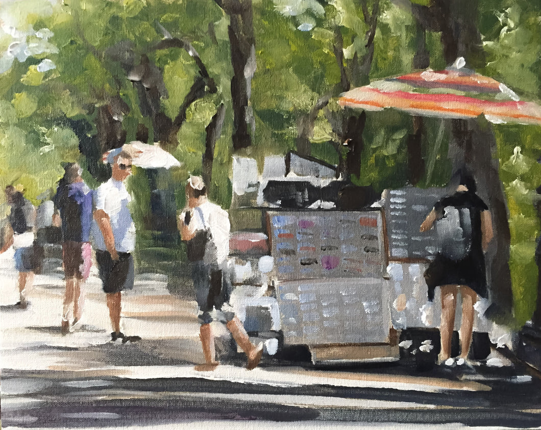 Central park Painting , Poster, Wall art, Prints - Fine Art - from original oil painting by James Coates