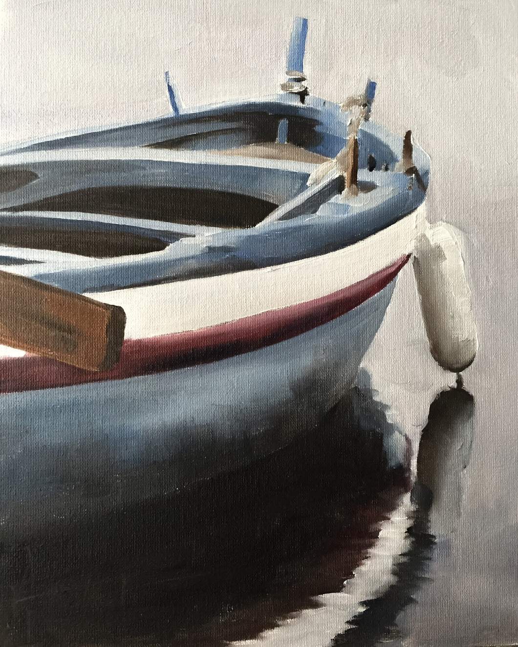 Boat Painting, Beach art, Beach Prints ,Fine Art - from original oil painting by James Coates