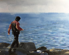Load image into Gallery viewer, Ocean Painting, Ocean Poster, sea Wall art, Ocean Canvas Print, Ocean Fine Art - from original oil painting by James Coates

