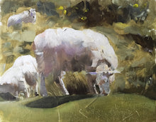 Load image into Gallery viewer, Sheep Painting, Poster, Wall art,  Prints - Fine Art - from original oil painting by James Coates
