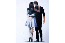 Load image into Gallery viewer, Couple in Love Painting, Prints, Canvas, Posters, Originals, Commissions, Fine Art - from original oil painting by James Coates
