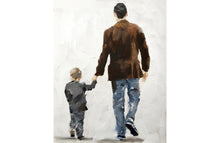 Load image into Gallery viewer, After and son - Painting -Wall art - Canvas Print - Fine Art - from original oil painting by James Coates
