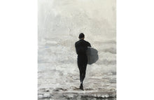 Load image into Gallery viewer, Surfer Painting, Beach art, Beach Prints , sports Fine Art - from original oil painting by James Coates

