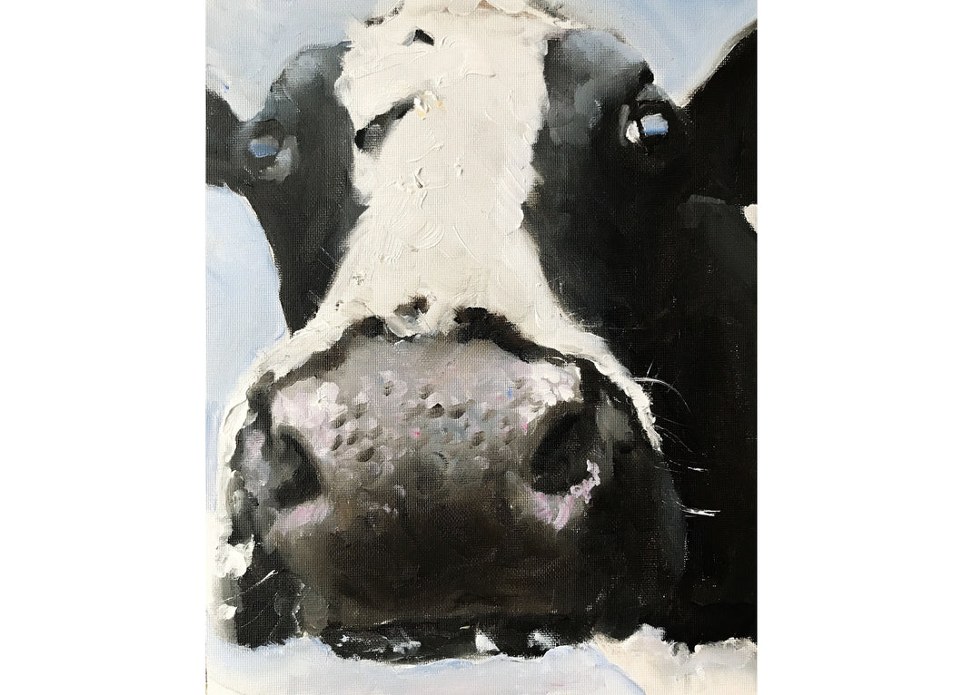 Cow Painting, Poster, Prints, Originals, Commissions - Fine Art - from original oil painting by James Coates