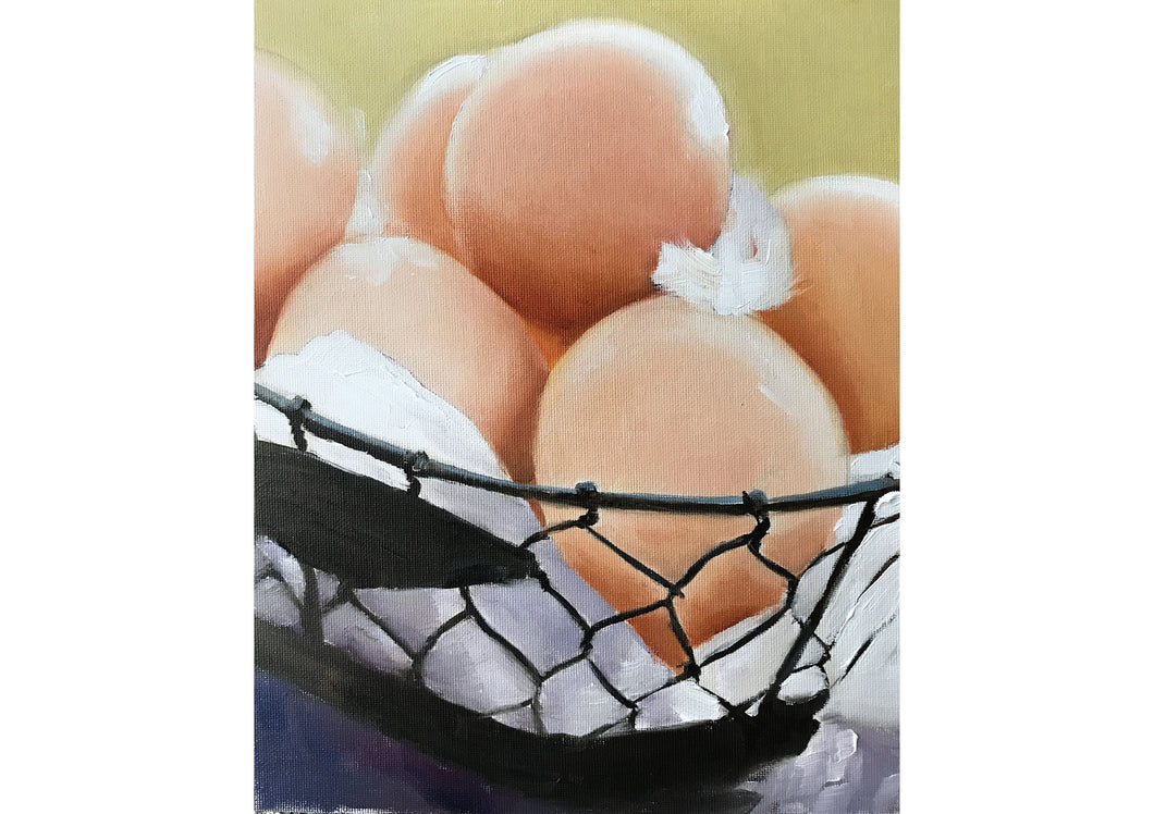 Eggs Painting, Prints, Canvas, Posters, Originals, Commissions, Fine Art from original oil painting by James Coates
