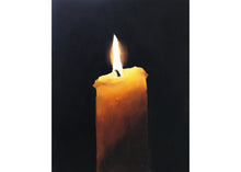 Load image into Gallery viewer, Candle burning Painting, posters, Prints, commissions, Fine Art  from original oil painting by James Coates
