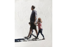 Load image into Gallery viewer, Family walk Painting, Prints, Posters, Originals, Commissions, Fine Art - from original oil painting by James Coates

