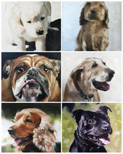 Load image into Gallery viewer, Dog Painting , PRINTS, Canvas, Posters, Commissions, Professional art - Fine Art - from original oil painting by James Coates
