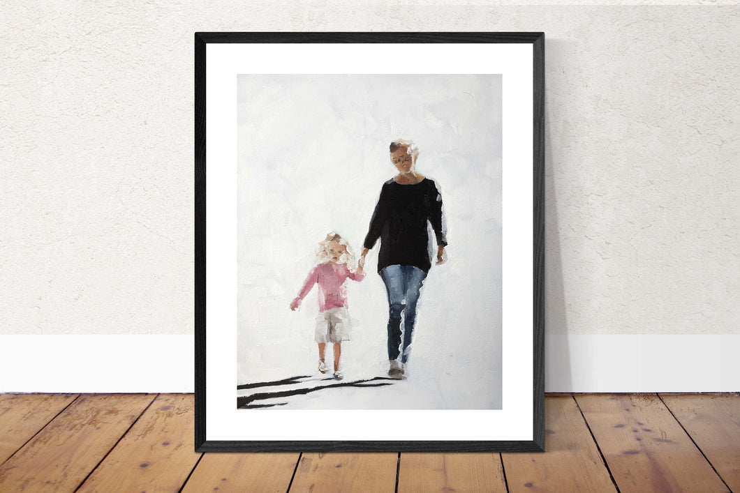 People Painting Wall art - Canvas Print - Fine Art - from original oil painting by James Coates