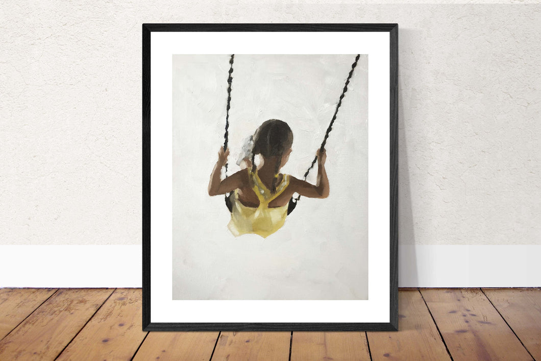 Children Painting - life art - Canvas Print - Fine Art - from original oil painting by James Coates