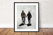 Load image into Gallery viewer, Old couple Painting, Prints, Posters, Canvas, Originals, Commissions , Fine Art - from original oil painting by James Coates
